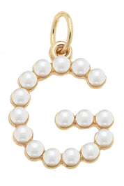 Charmed | Pearl Studded Letter Charms