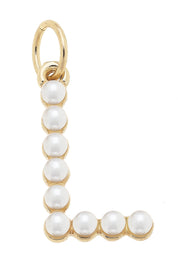 Charmed | Pearl Studded Letter Charms