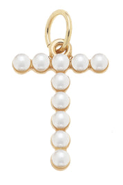 Charmed | Pearl Studded Letter Charms
