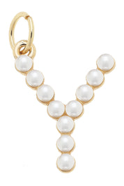 Charmed | Pearl Studded Letter Charms