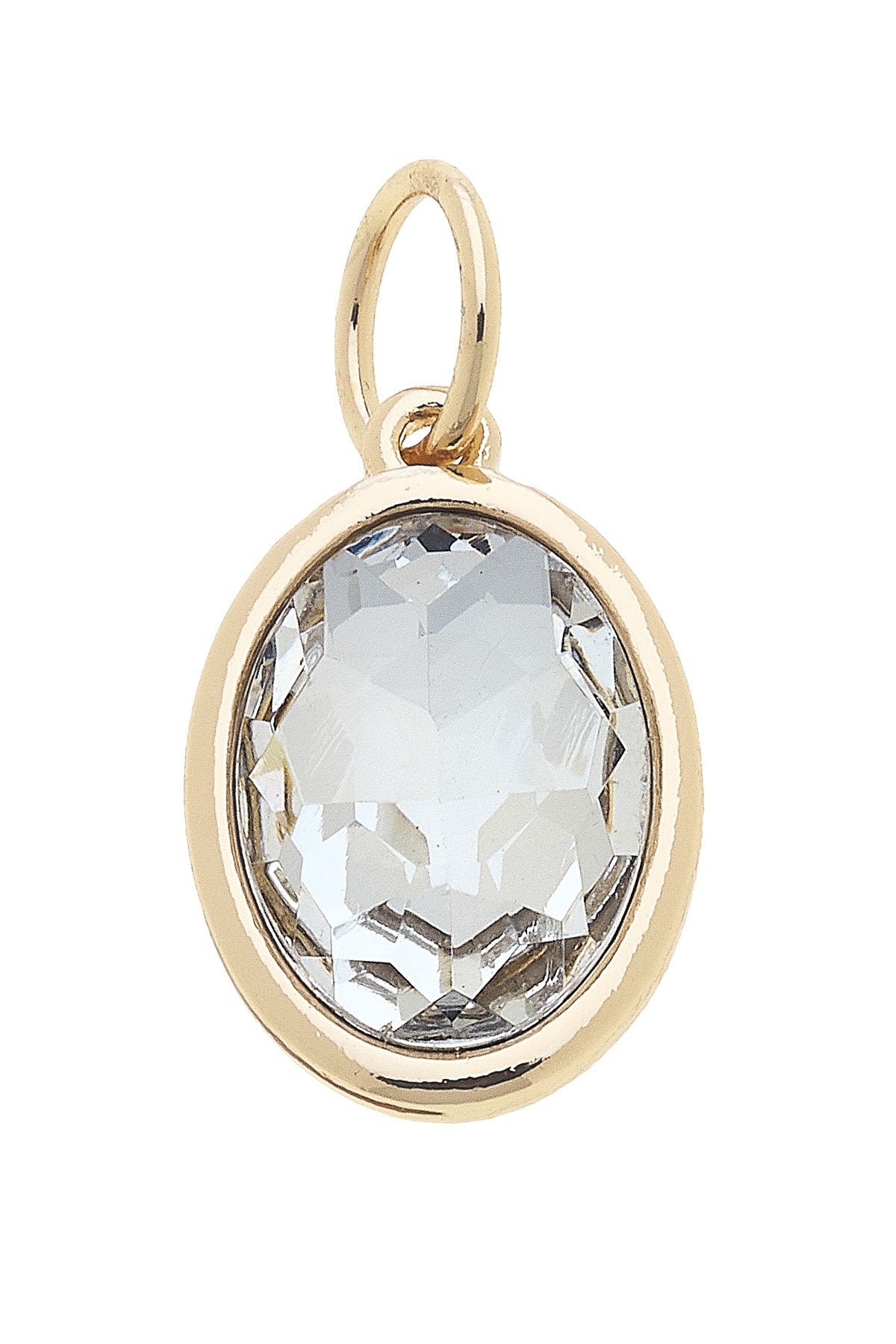 Charmed | Glass Birthstone Charm - April