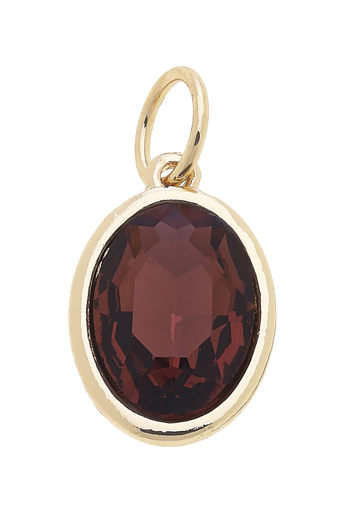 Charmed | Glass Birthstone Charm - February