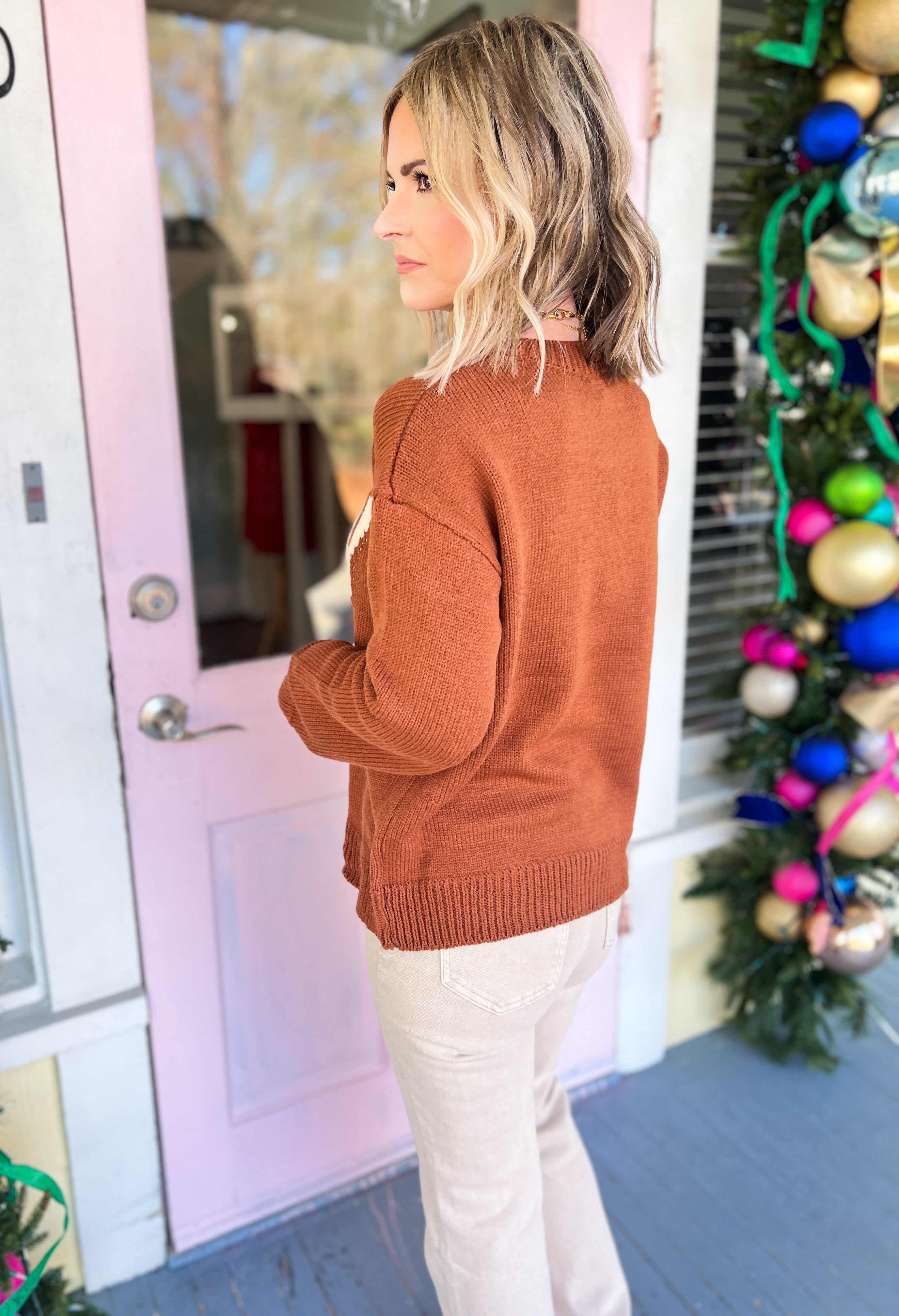 Horseshoe Howdy Knit Sweater