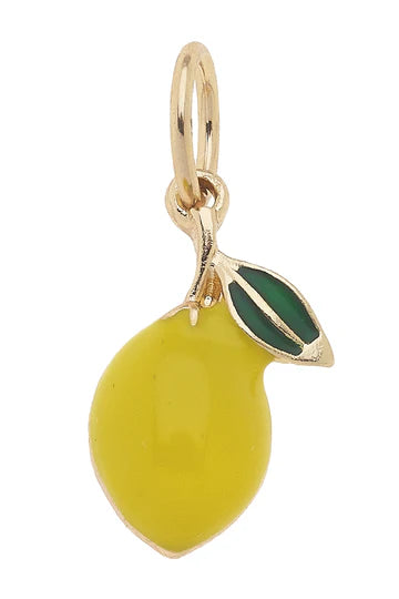 Charmed | 3-D Lemon Charm in Yellow
