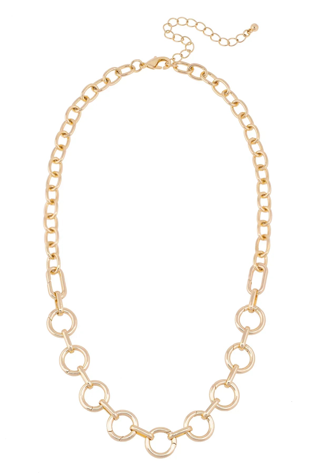 Charmed | Juliette Charm Collector Necklace Base in Shiny Gold