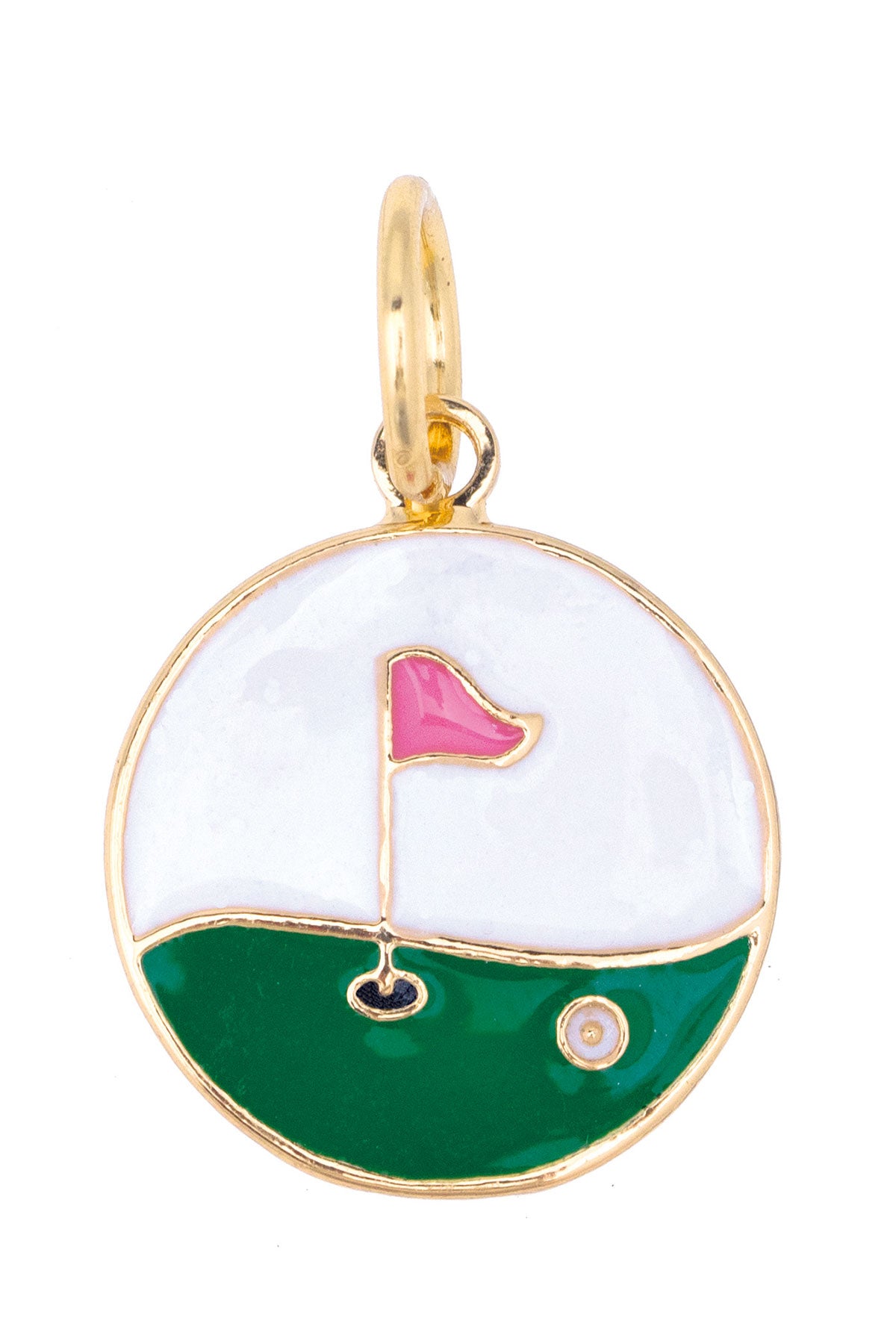 Charmed | Hole in One Enamel Disc Charm - Multi