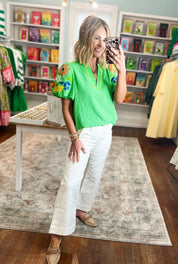 Light Touch Gingham Top