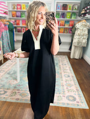 Your Time Midi Dress - Black