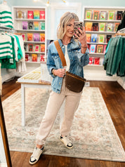 Carefree Agenda Acid Wash Joggers - Ash Mocha