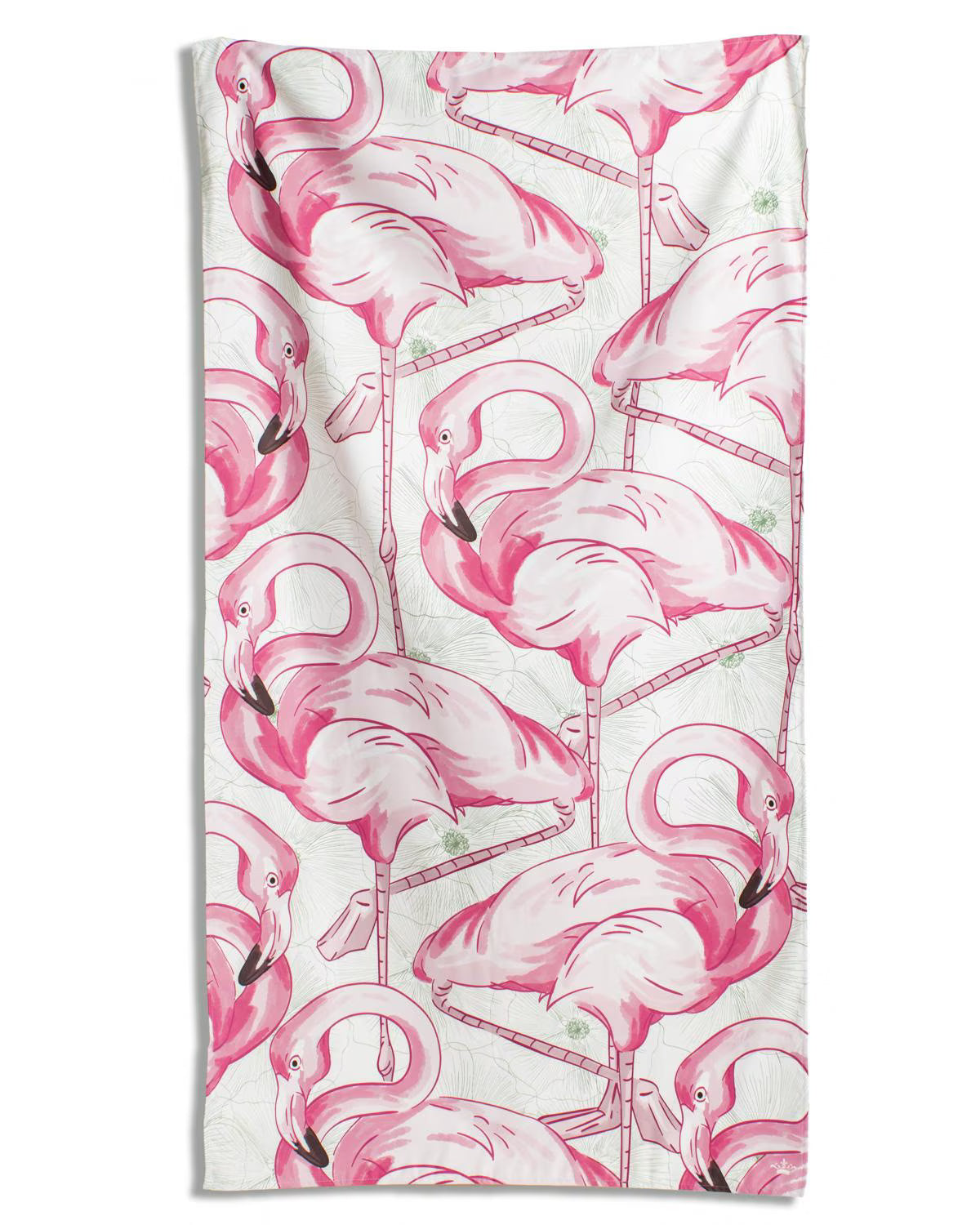 Microfiber Giant Beach Towel - Bonaire Flamingo