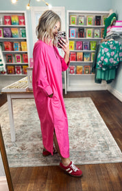 This Is Why Solid Midi Dress