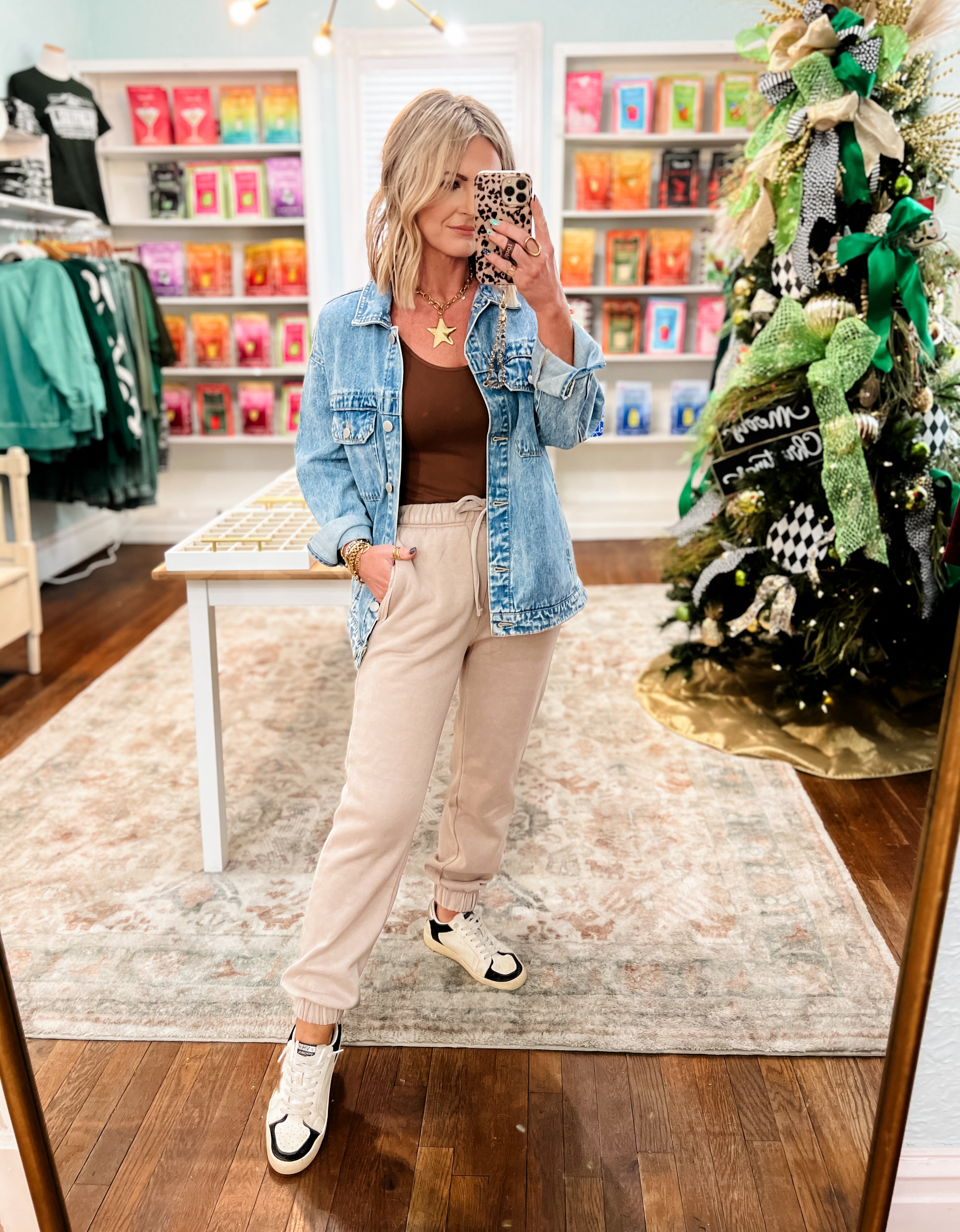 Carefree Agenda Acid Wash Joggers - Ash Mocha