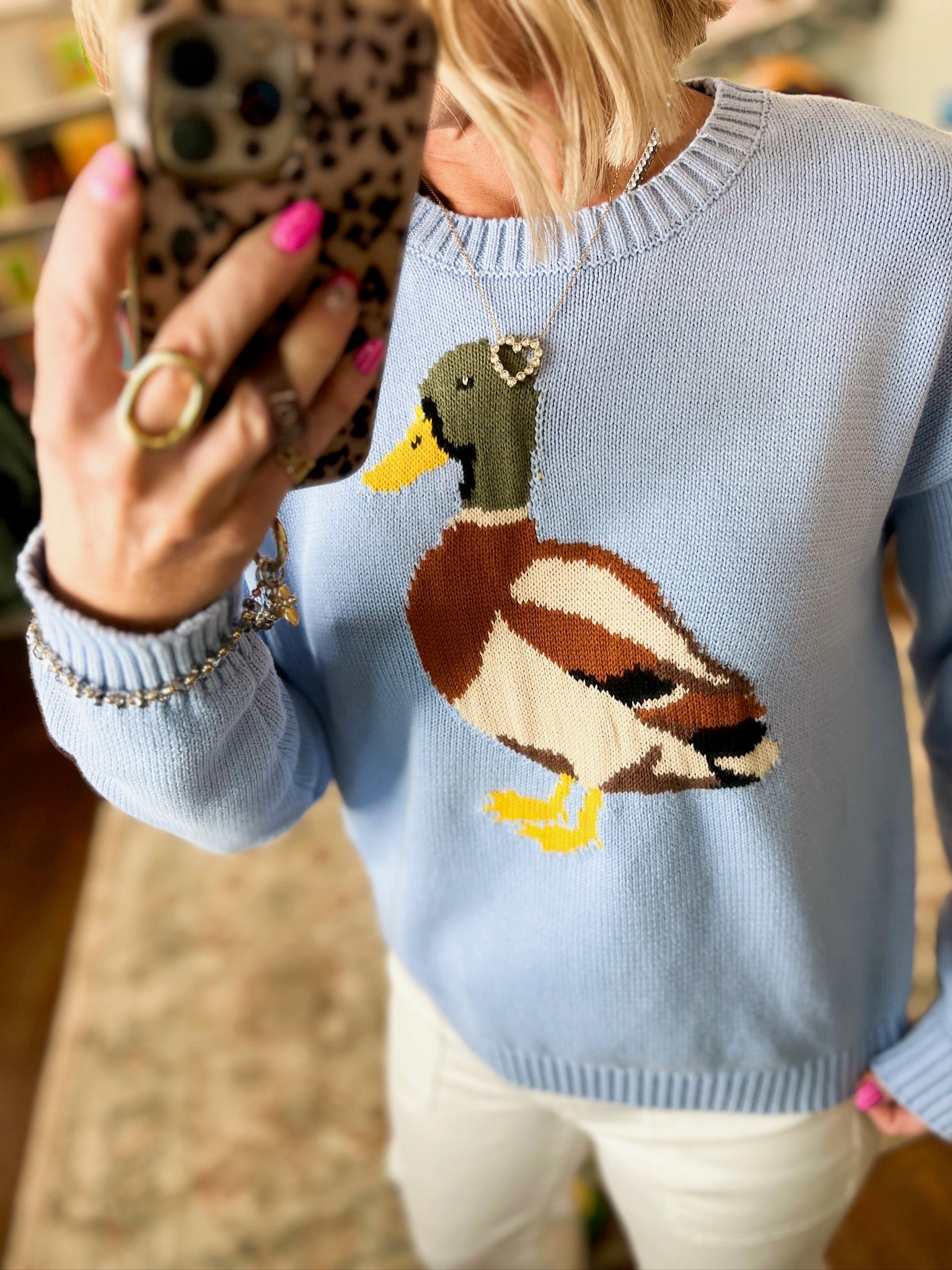 Mallard Moments Knit Sweater