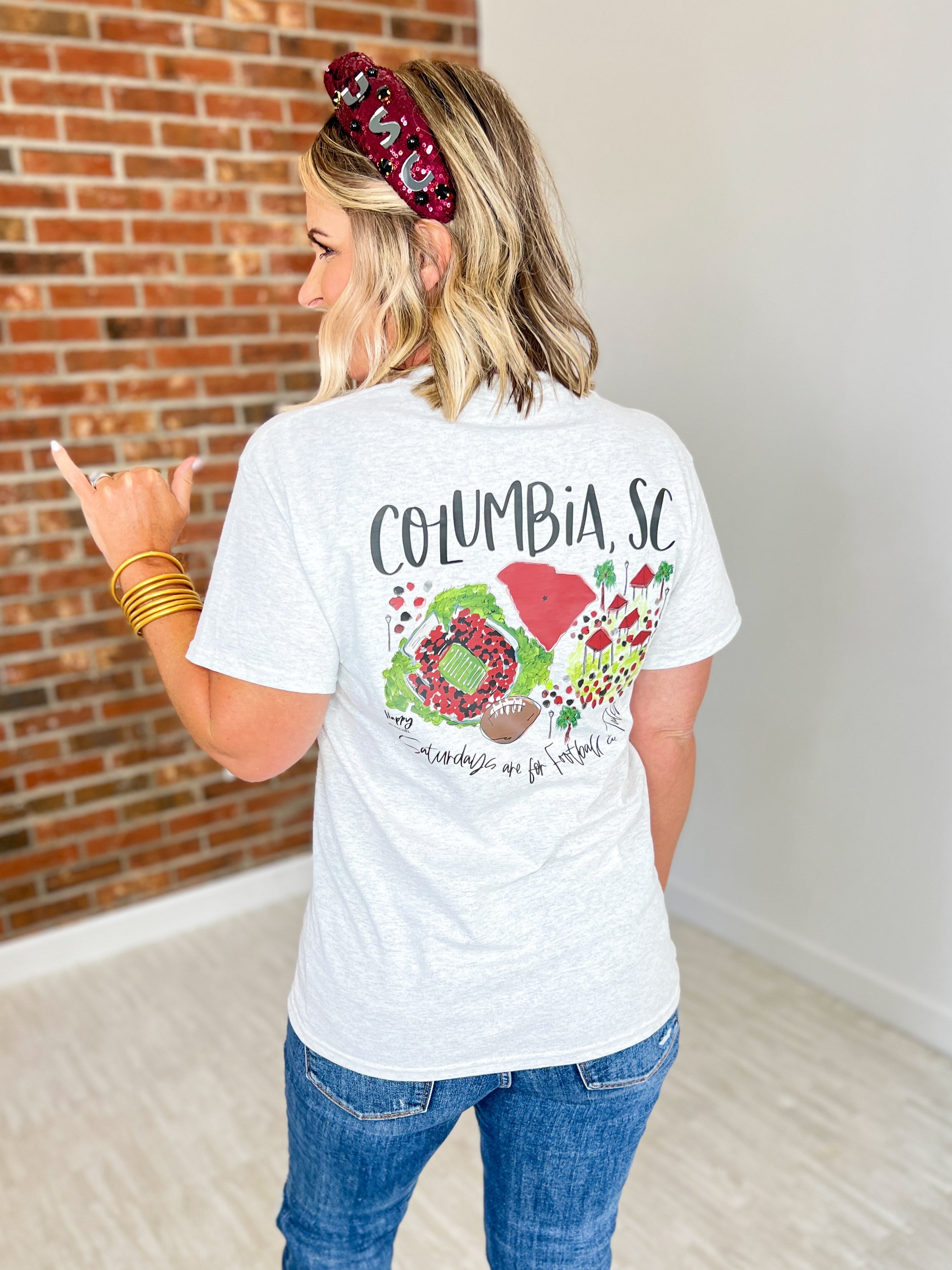 Columbia, SC College Town Gameday T Shirt