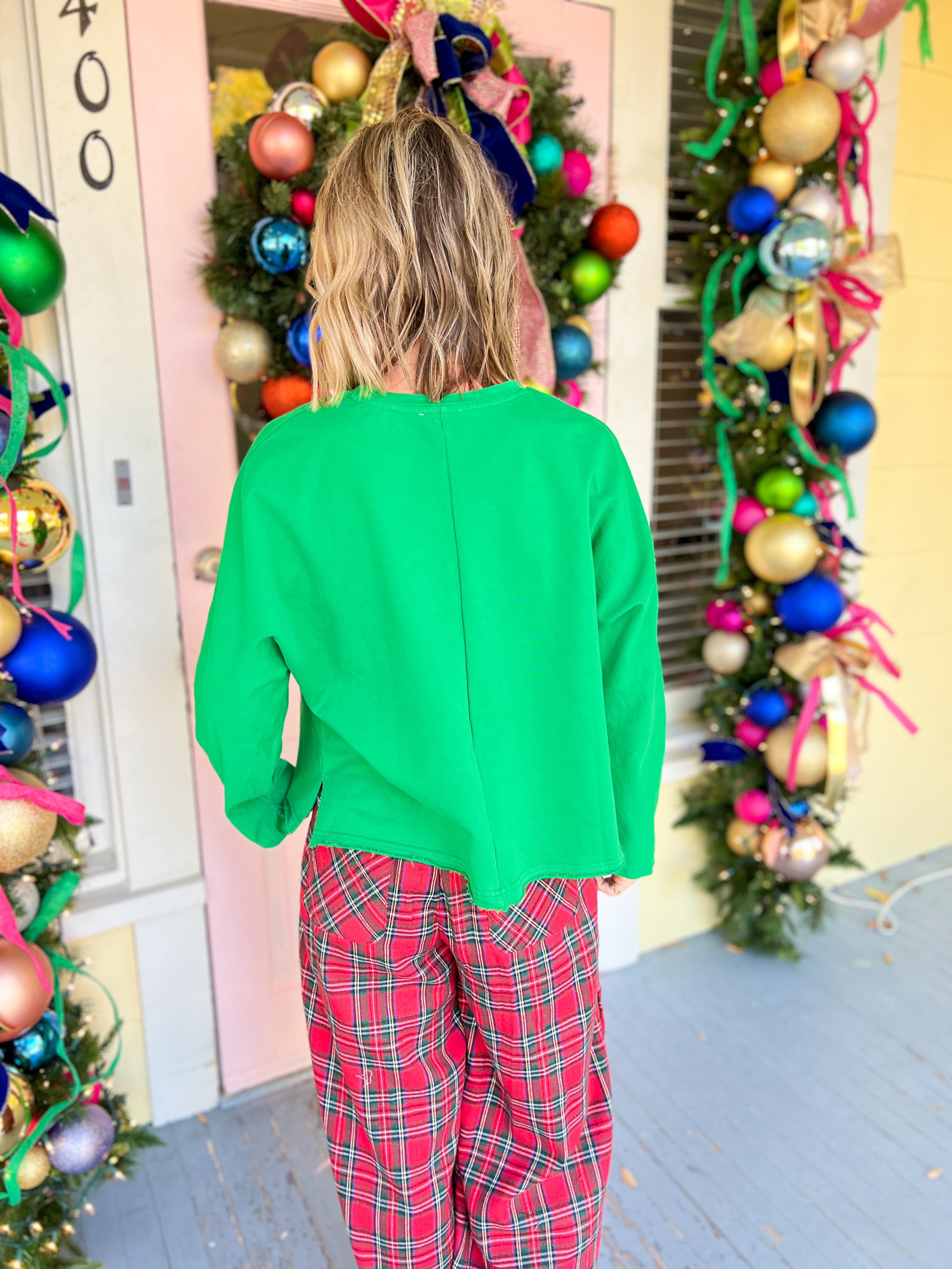 Festive Feels Mineral Washed Top