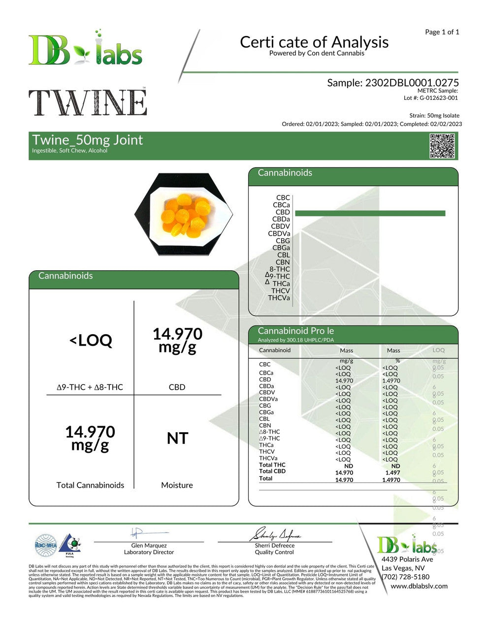 Twine Joint Relief Gummies - 1500 mg