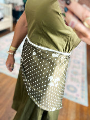 Get Their Attention Midi Dress - Olive