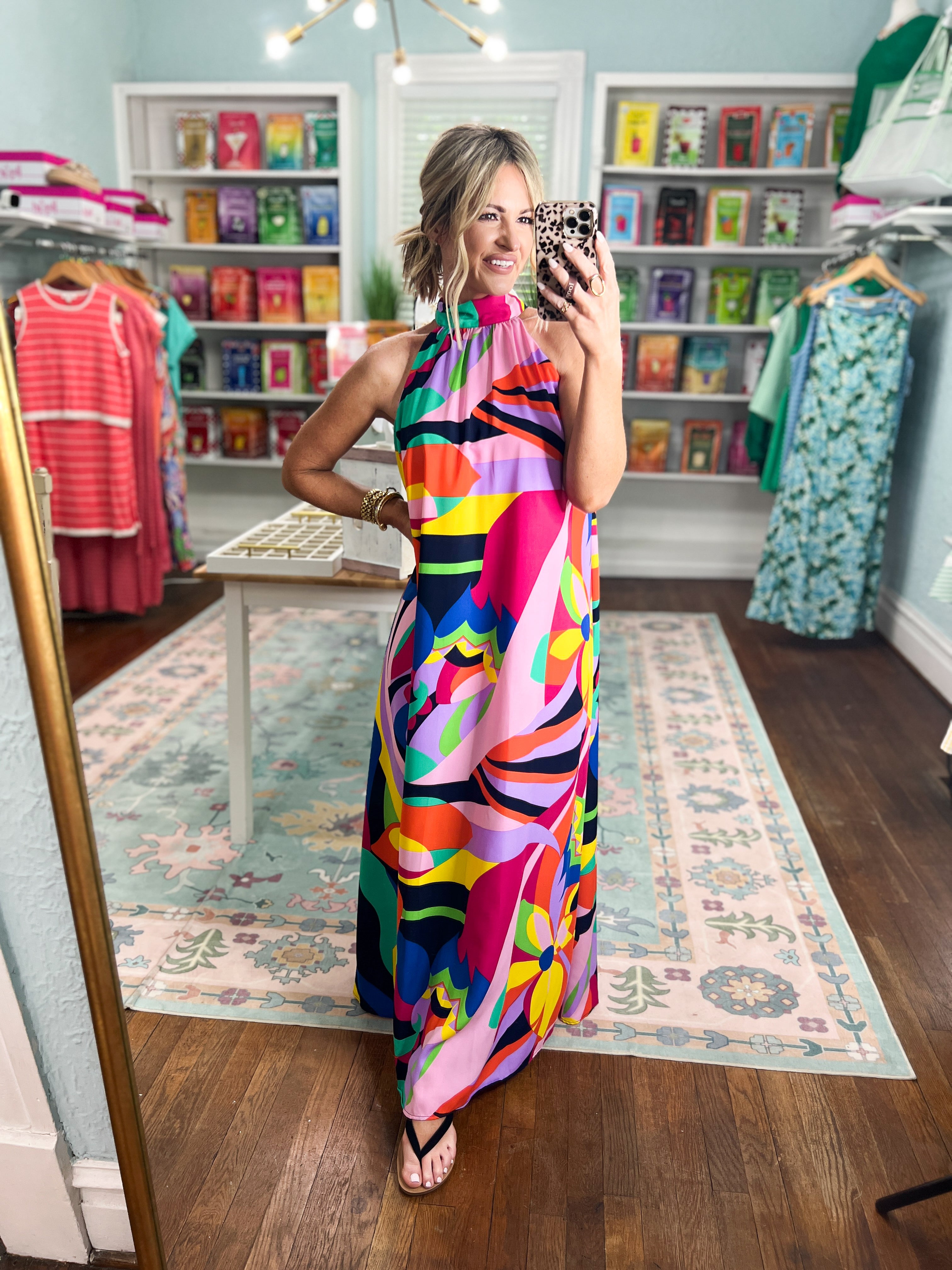 Forever Starts Here Halter Maxi