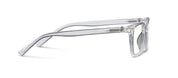 Peepers clear eyeglass frames with +1.50 lenses, slim temple and hinge