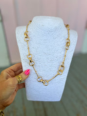Horse-bit Adjustable Length Necklace