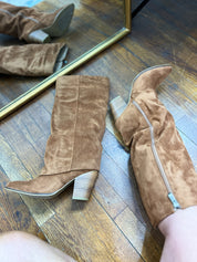 Corkys | High Road - Tobacco Faux Suede