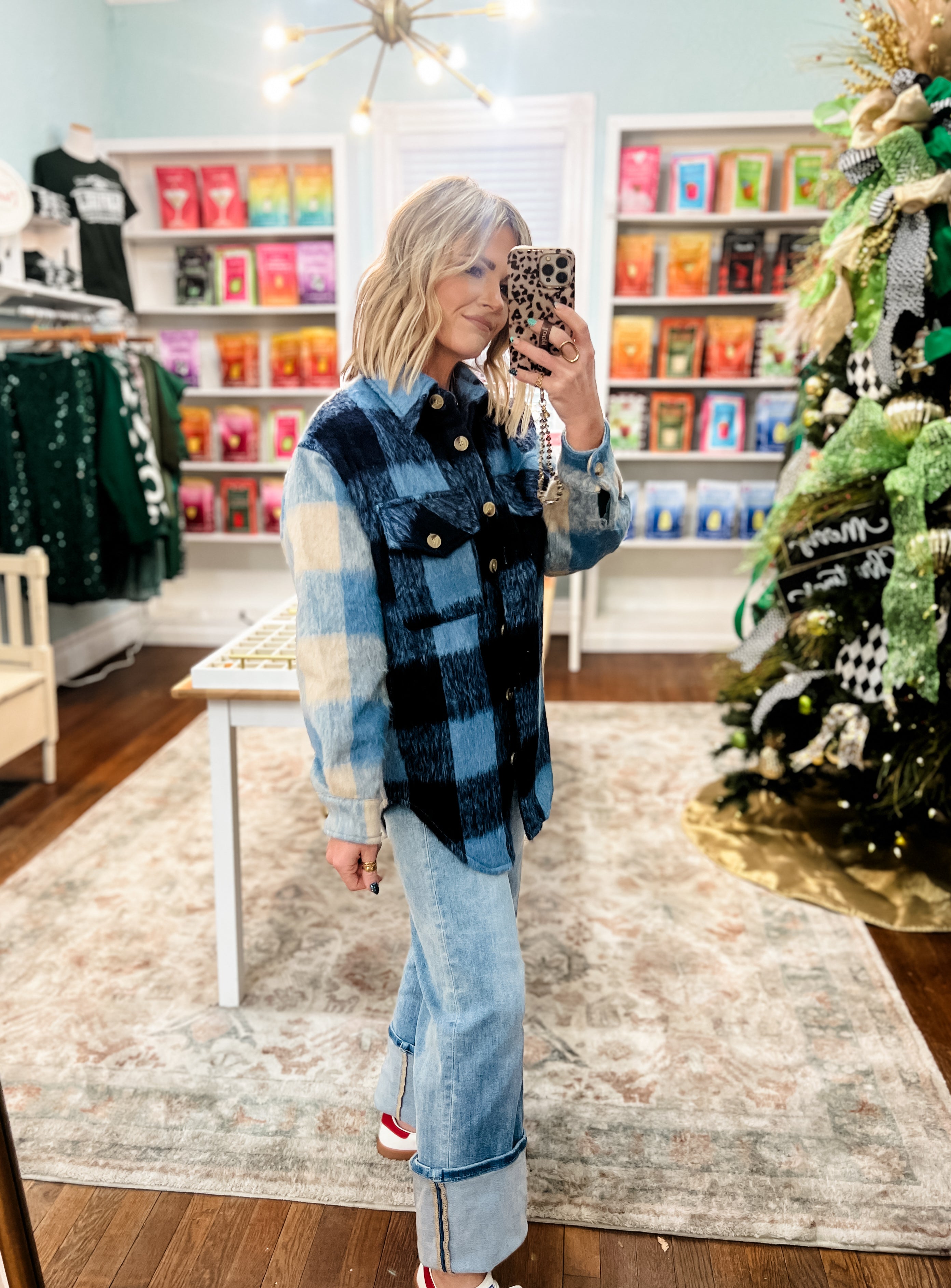 Cozy Cues Plaid Shacket