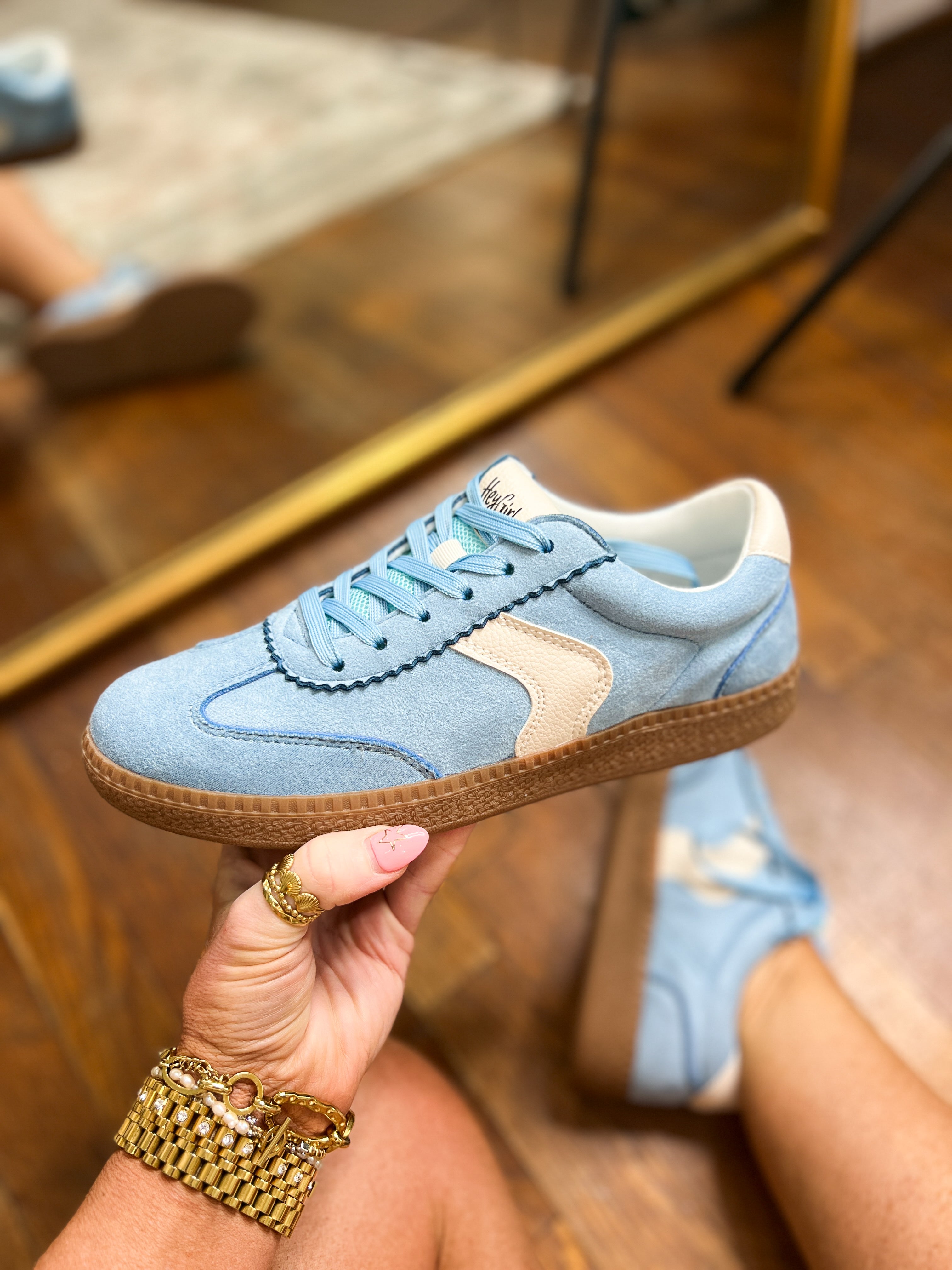 Corkys | Spoiler Alert Sneakers - Light Blue