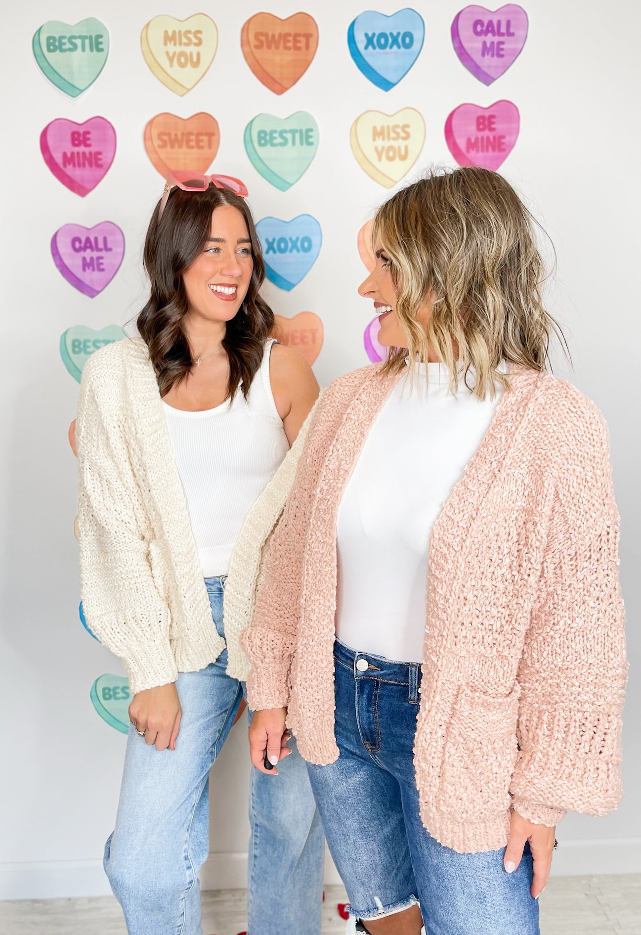 Dare to Dream Knit Cardigan - Pink