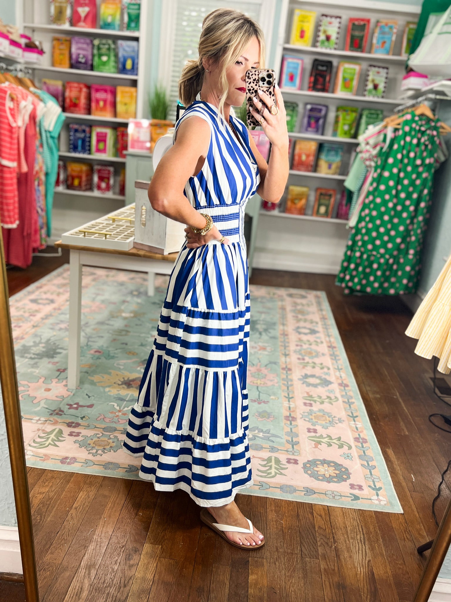 Brightest Skies Maxi Dress - Blue