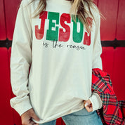 Jesus is the Reason Glitter Tee