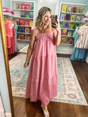 Walk in the Park Gingham Maxi