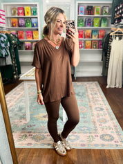 Slow Mornings Loungewear Set - Brown