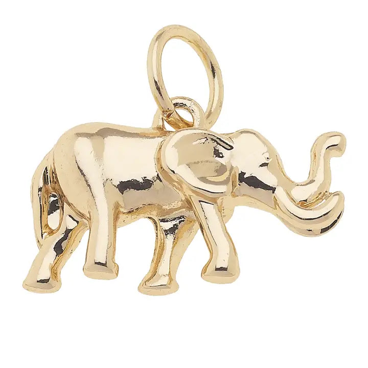 Charmed | Elephant Charm in Shiny Gold