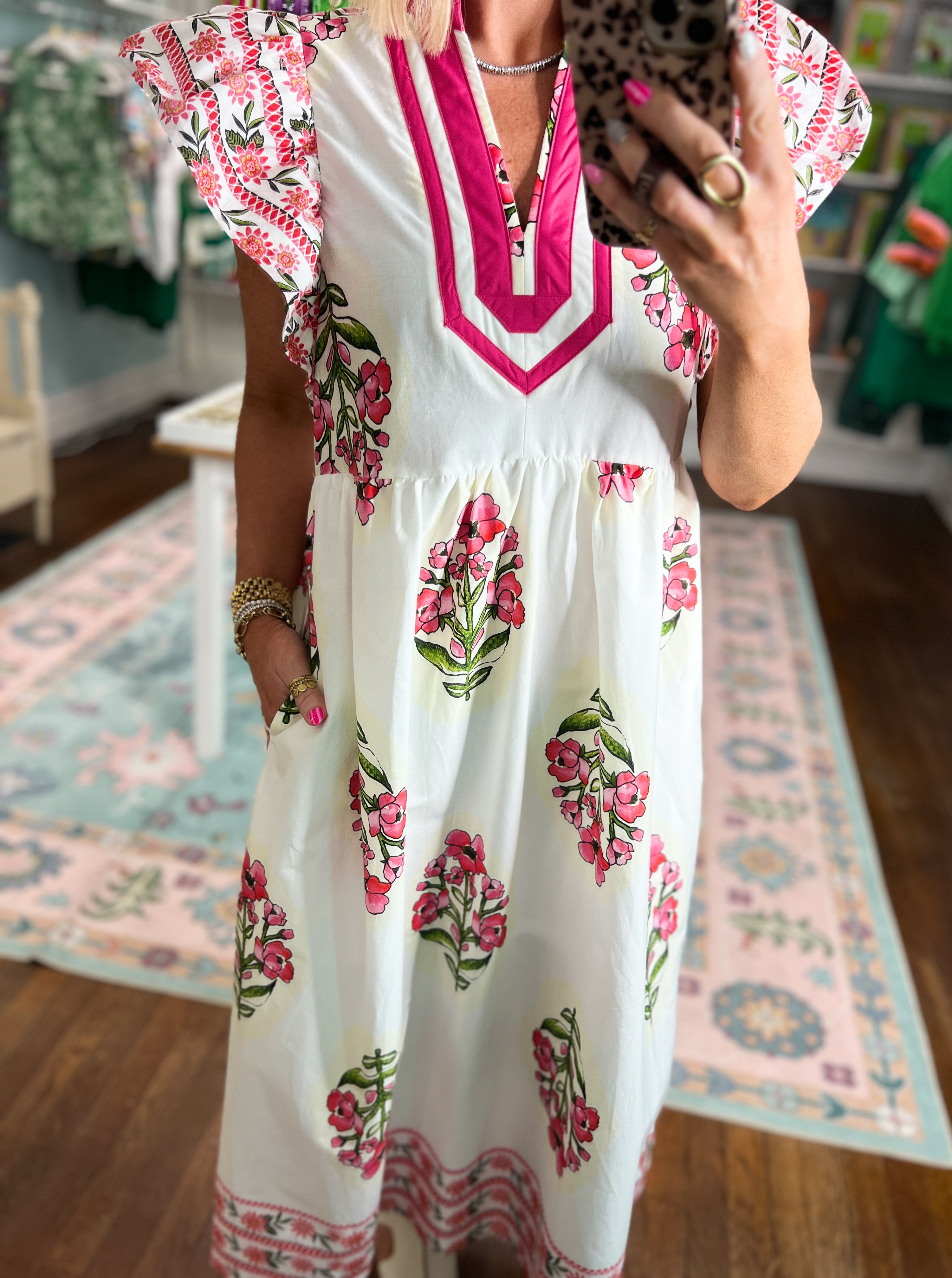 Sweet Bloom Midi Dress