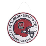 South Carolina Reversible Helmet/Wreath Burlee Door Hanging Decor