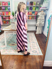 Evening Ease Dolman Sleeve Midi Dress