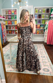 Unforgettably Fierce Leopard Jumpsuit