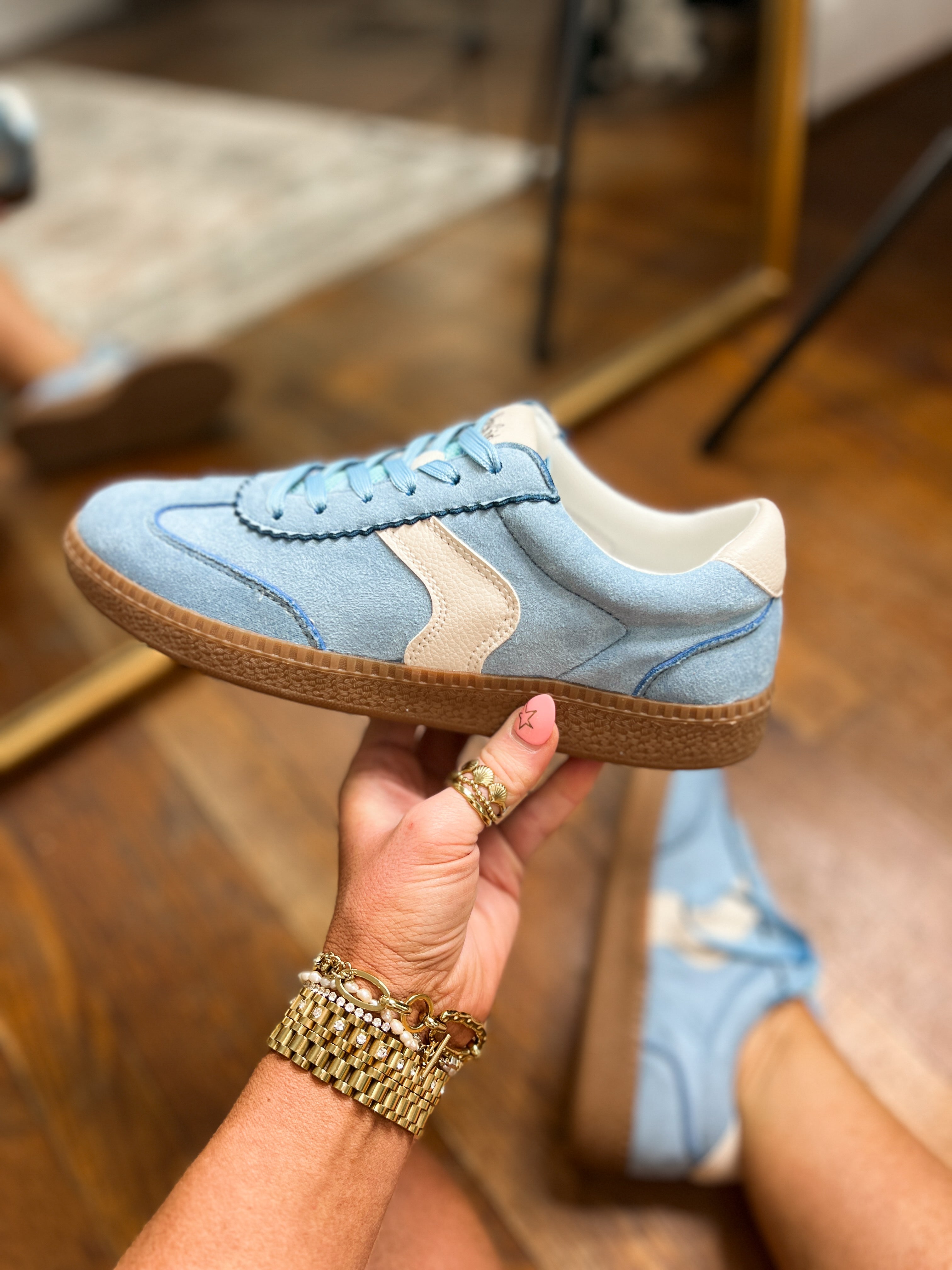 Corkys | Spoiler Alert Sneakers - Light Blue