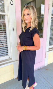 Perfect For You Midi Dress - Black