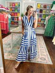 Brightest Skies Maxi Dress - Blue