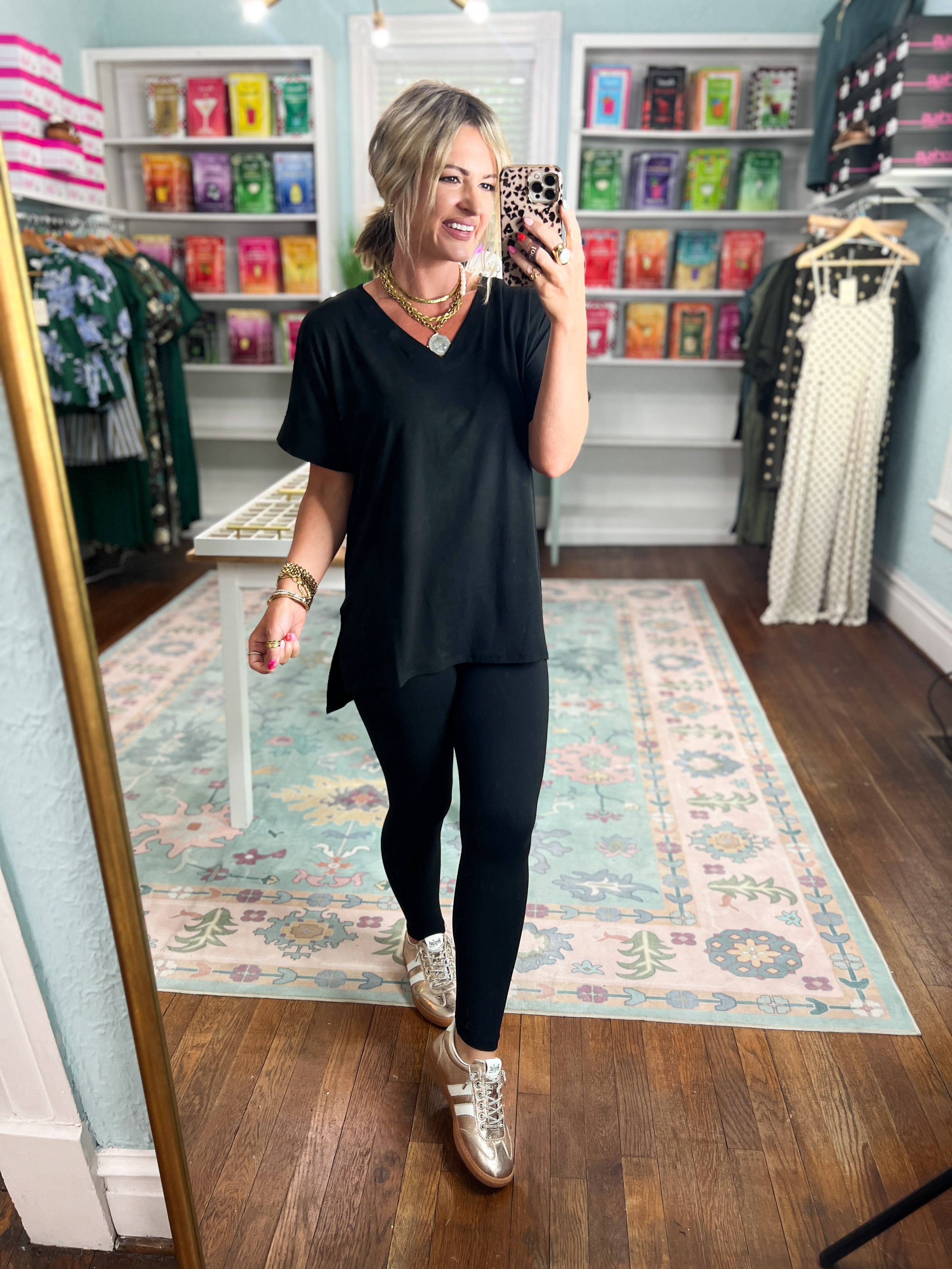 Slow Mornings Loungewear Set - Black