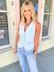 Easygoing Energy Denim Vest