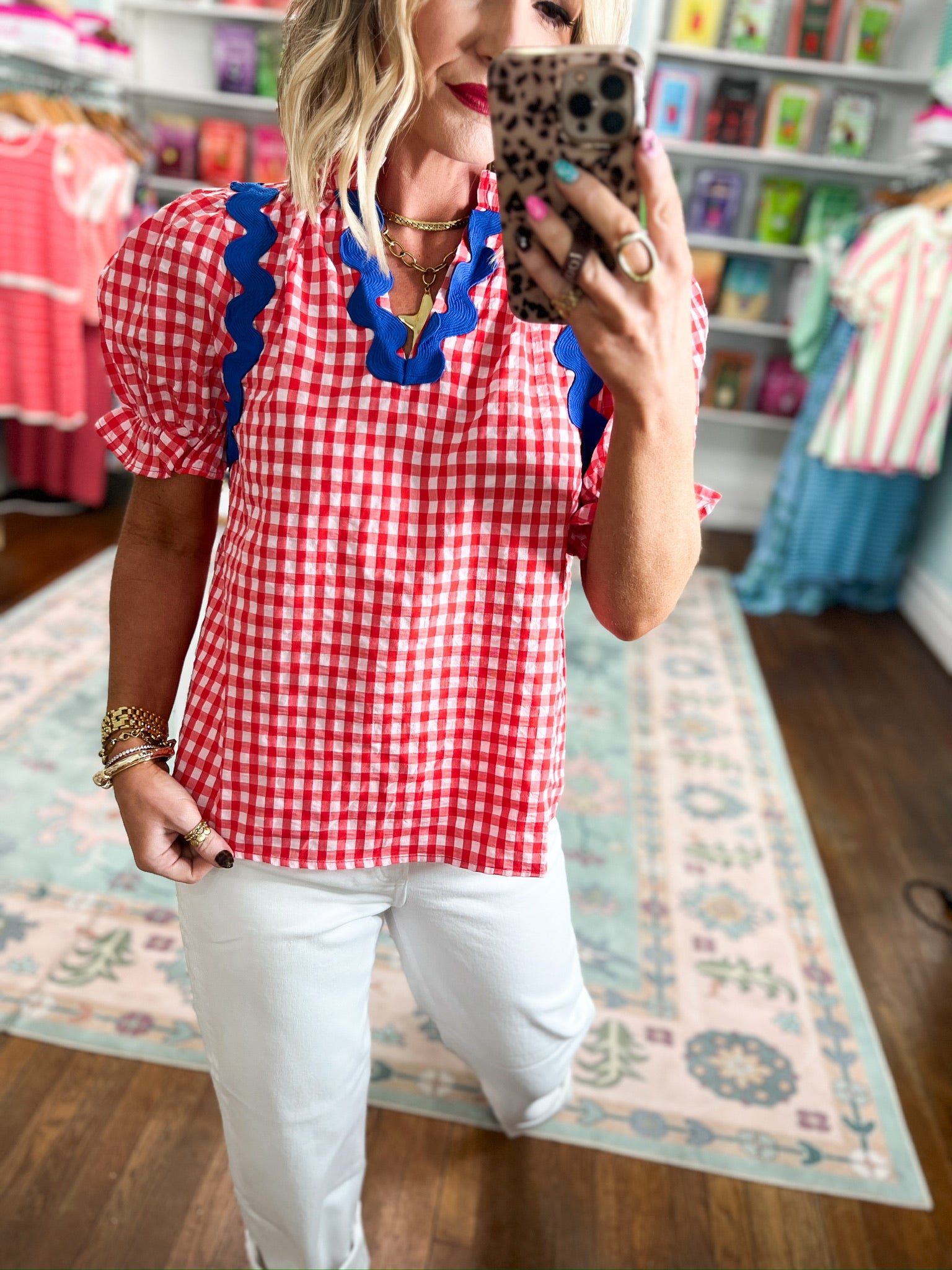 Picnic in the Park Top - Red