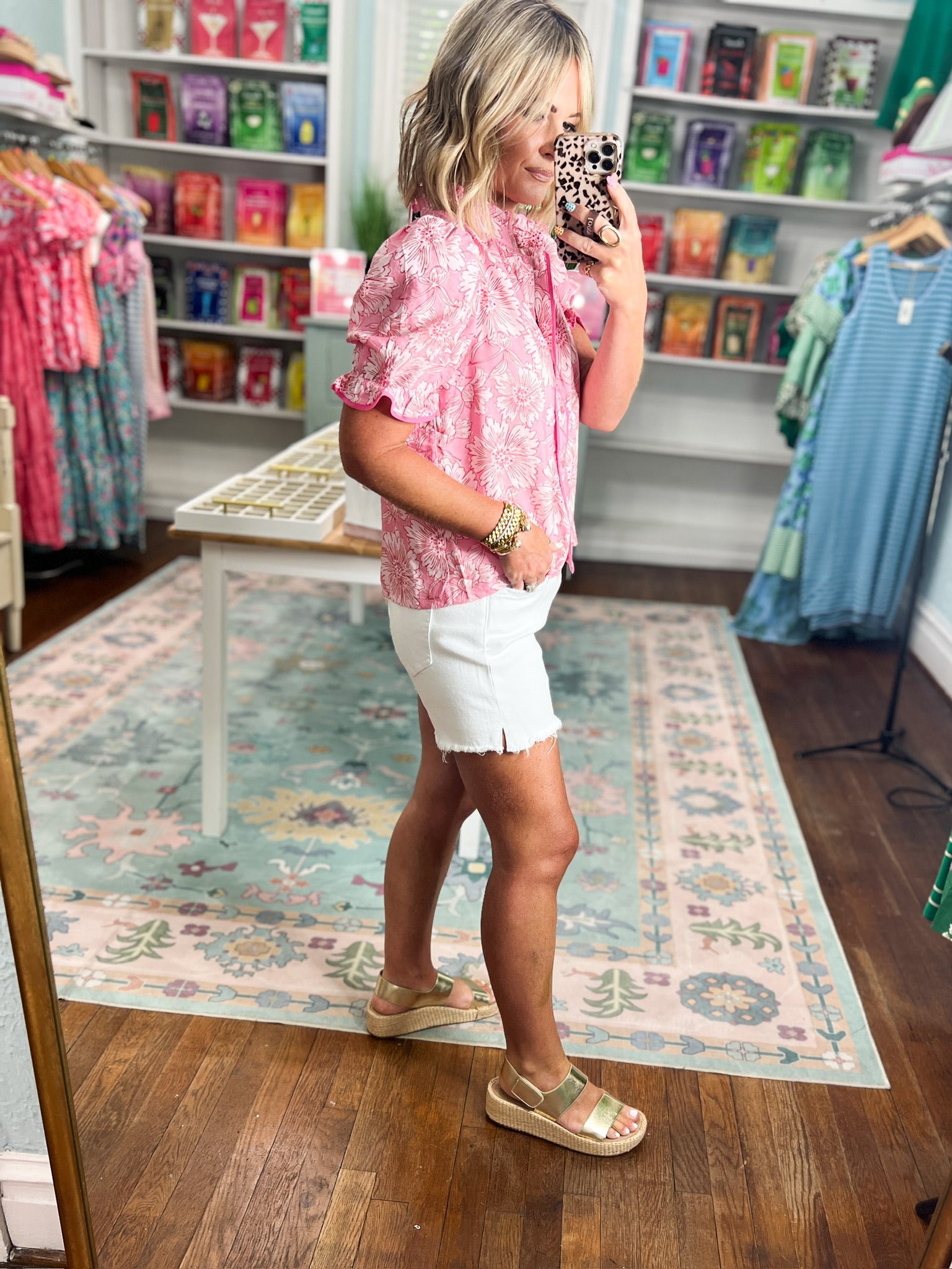 Daisy Days Puff Sleeve Blouse