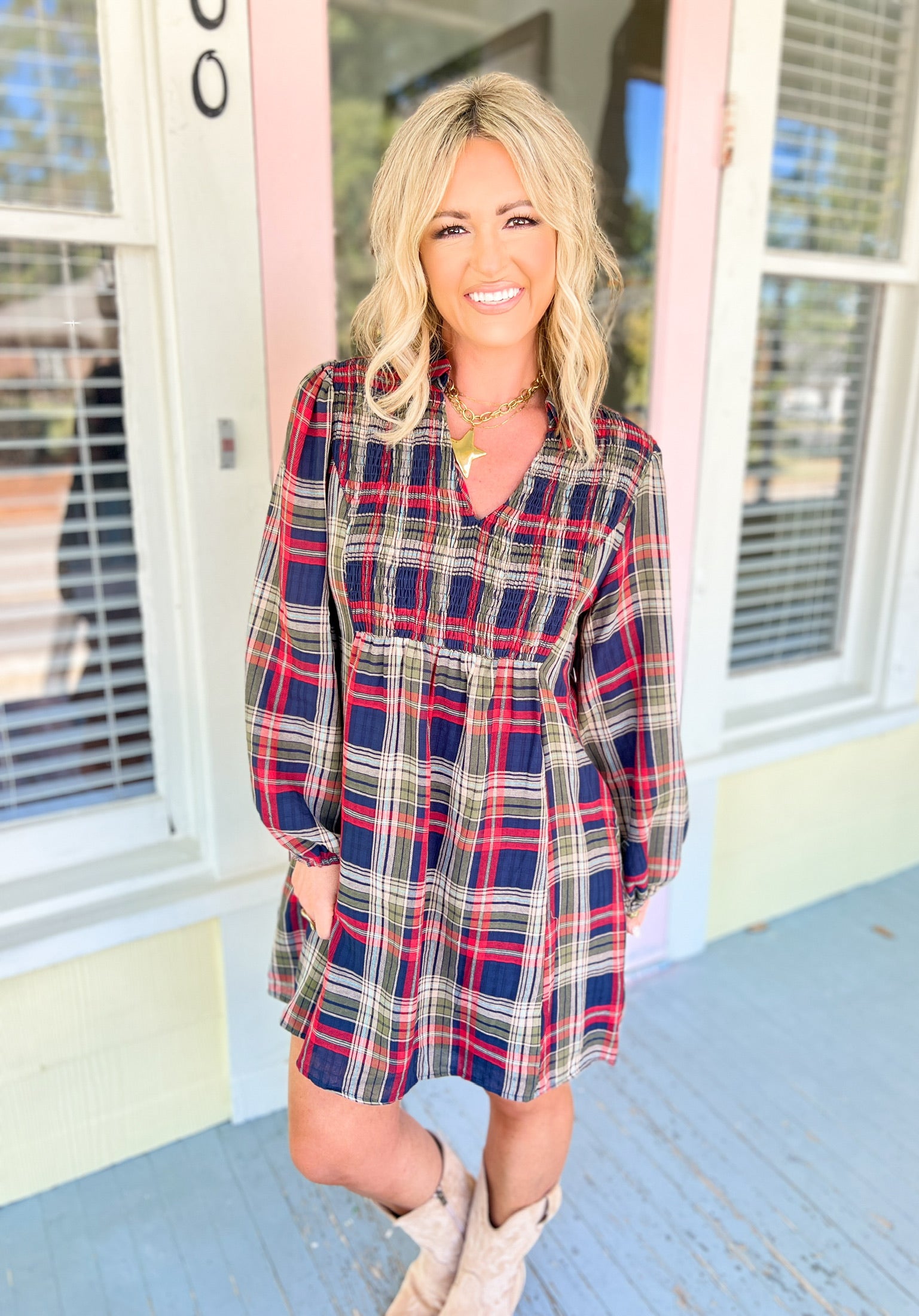 Extra Cute Flannel Dress