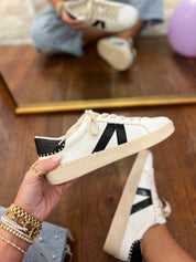 Corkys | Friend Zone Sneakers - White/Black