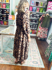 Made For More Midi Dress - Brown