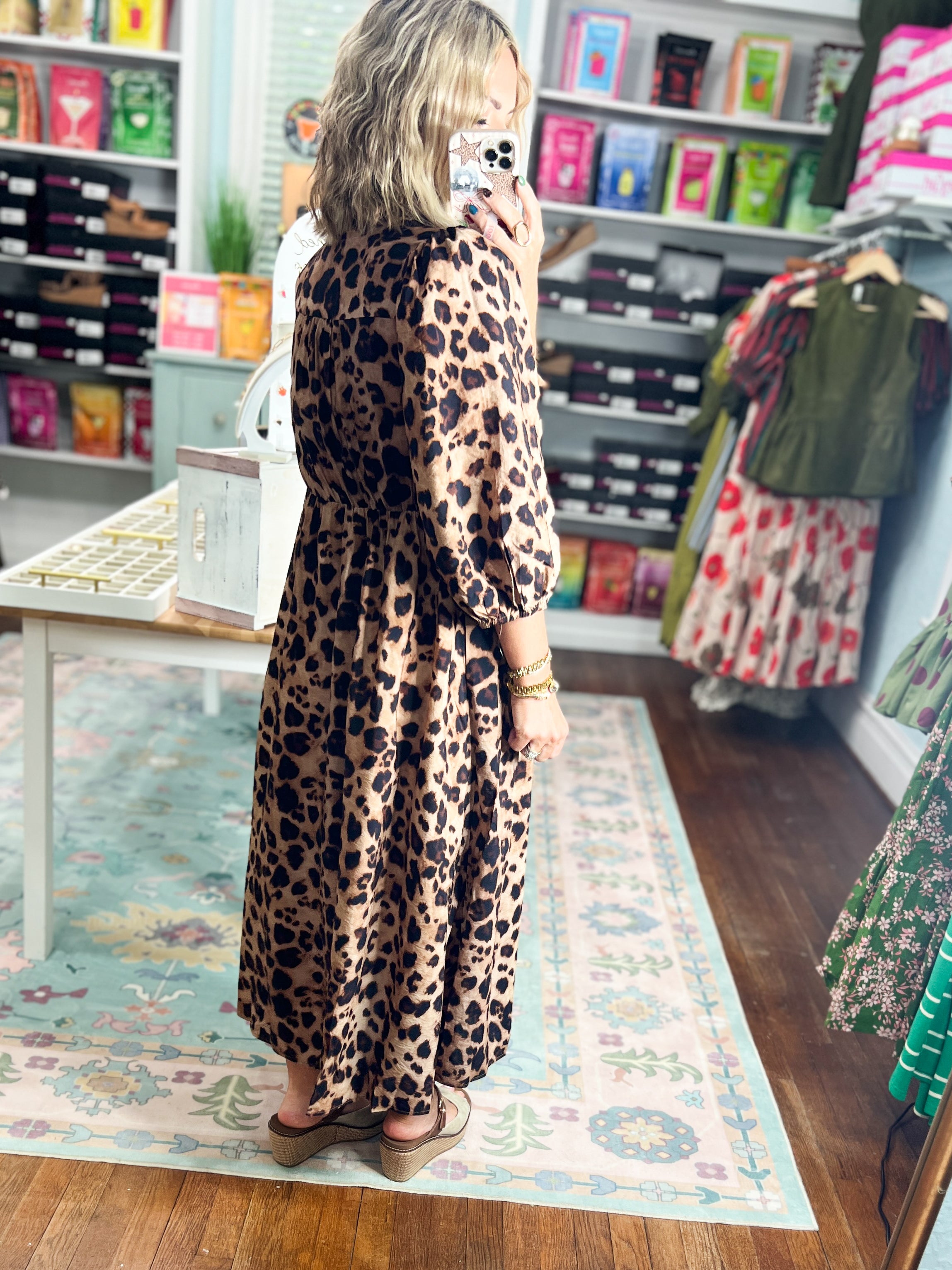 Made For More Midi Dress - Brown