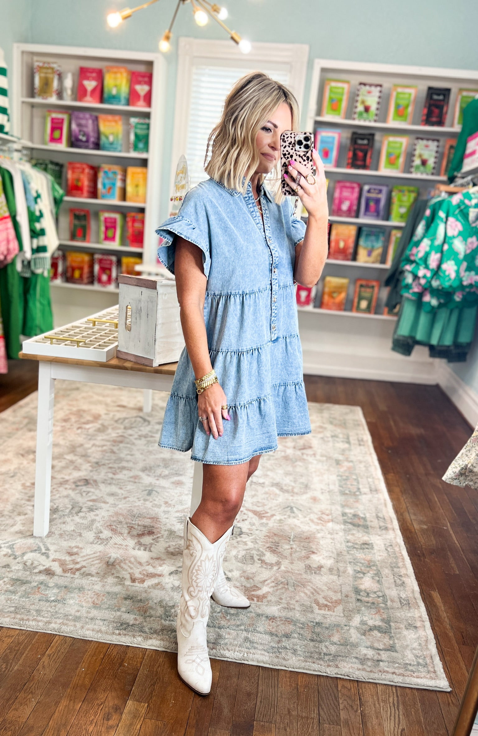 Always the One Denim Dress - Medium Indigo