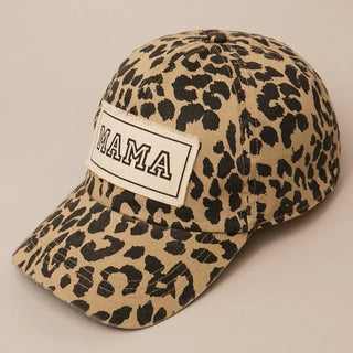 Mama Canvas Patched Cotton Baseball Cap